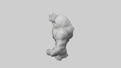3D model Moon Giant model VR / AR / low-poly