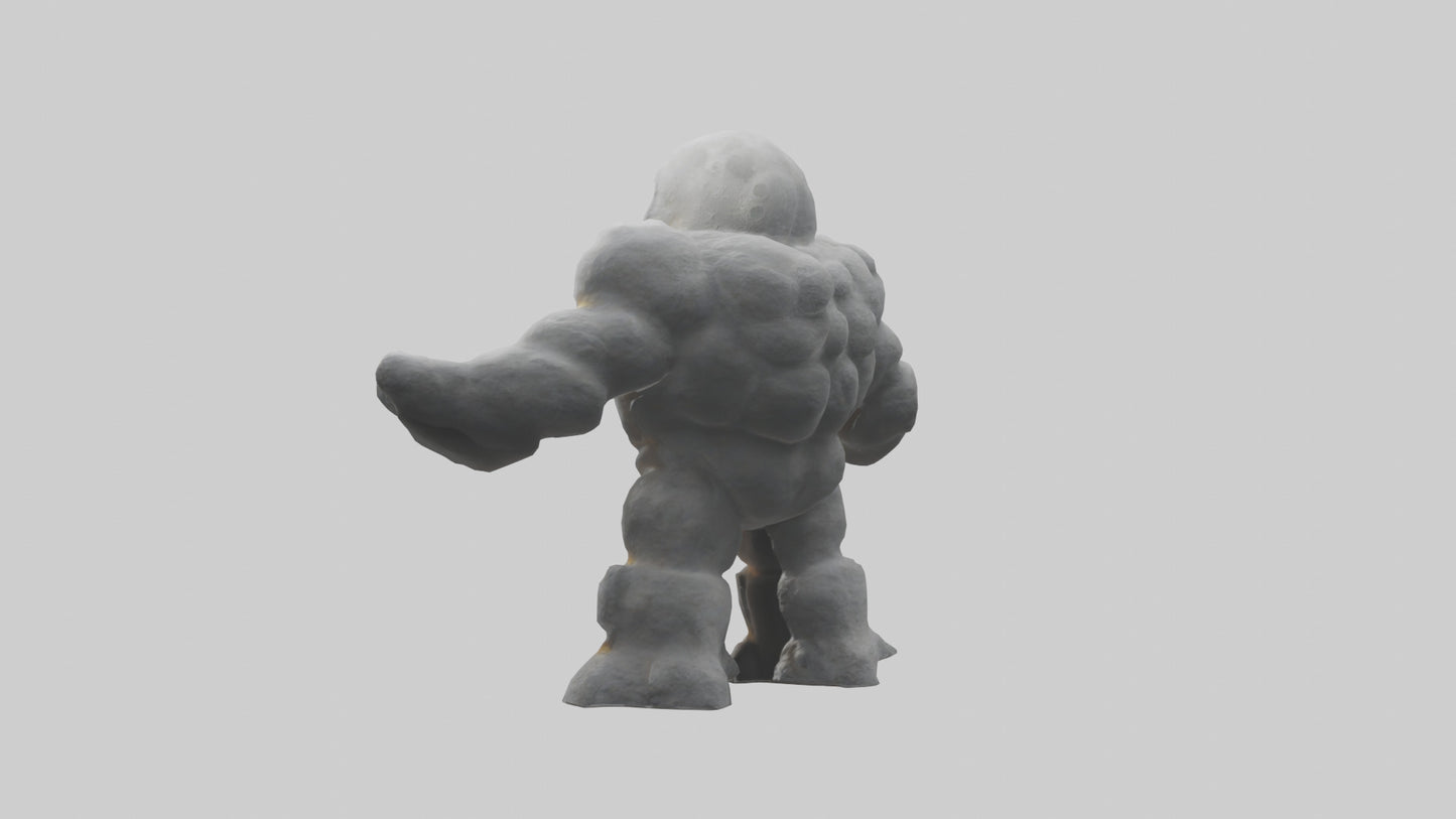 3D model Moon Giant model VR / AR / low-poly