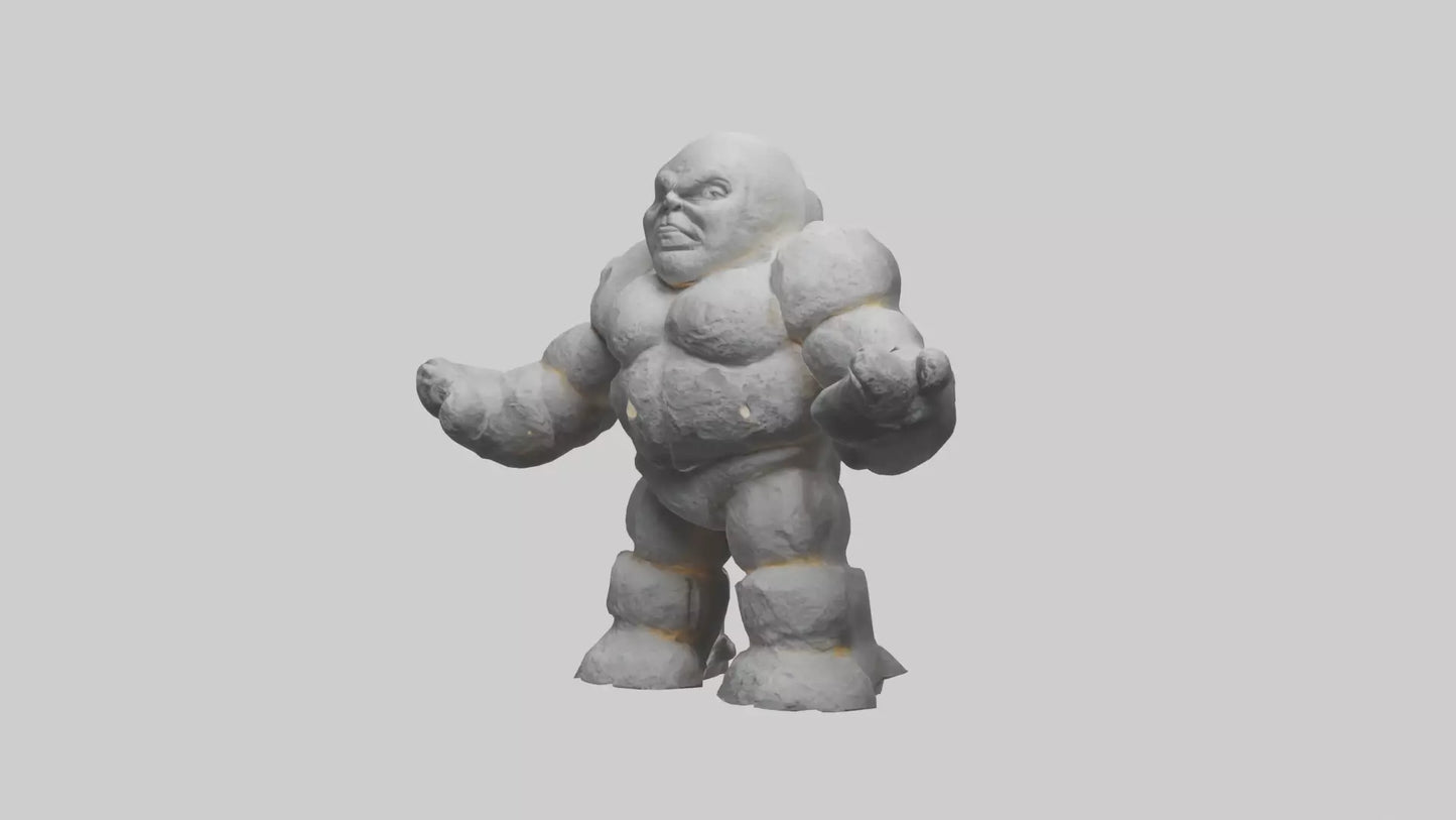 3D model Moon Giant model VR / AR / low-poly