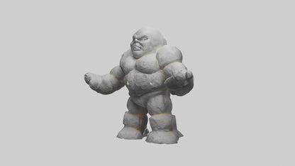 3D model Moon Giant model VR / AR / low-poly