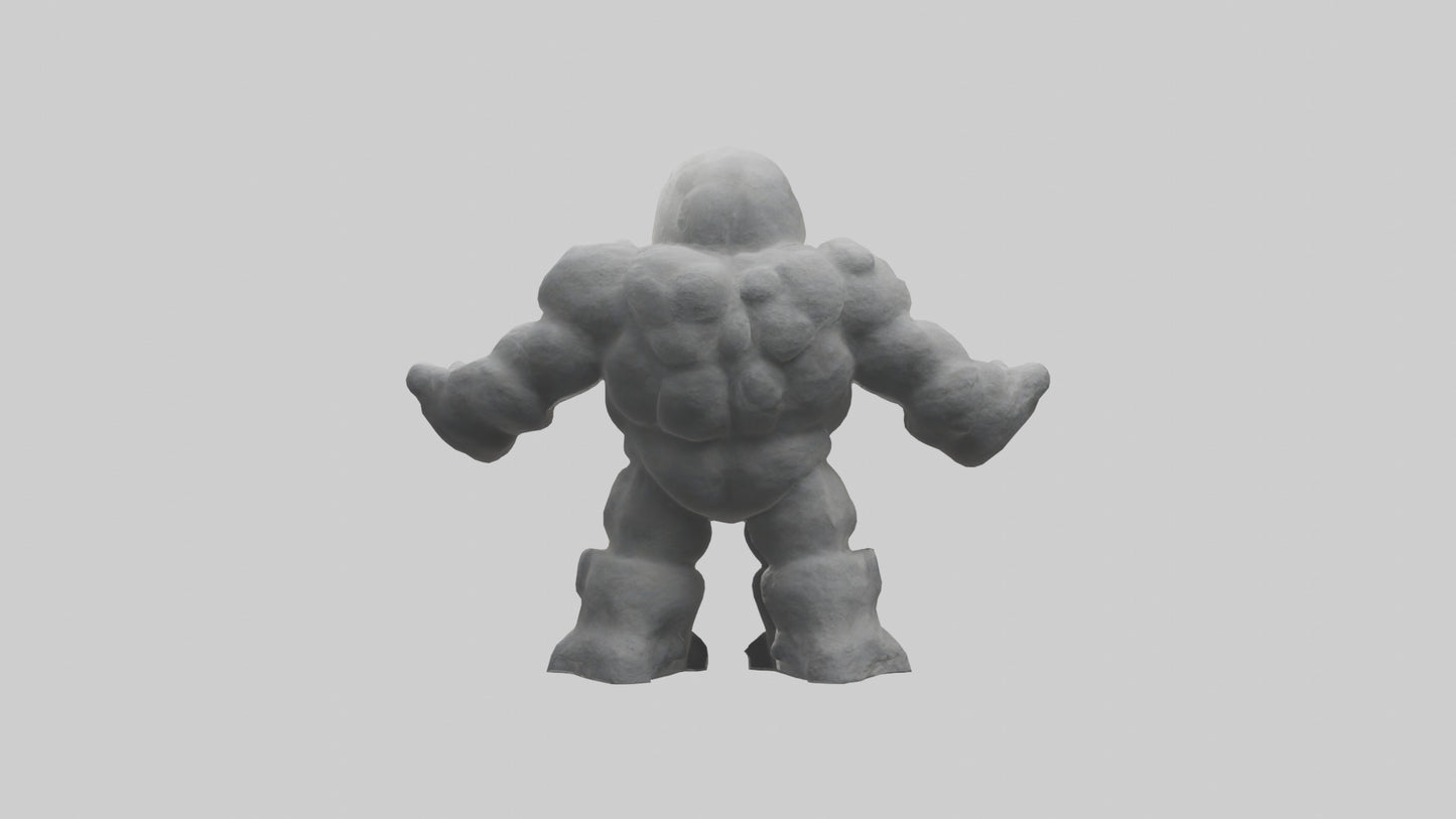 3D model Moon Giant model VR / AR / low-poly