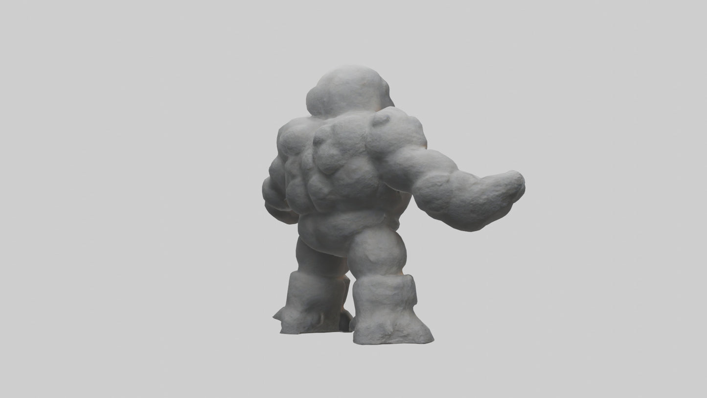 3D model Moon Giant model VR / AR / low-poly