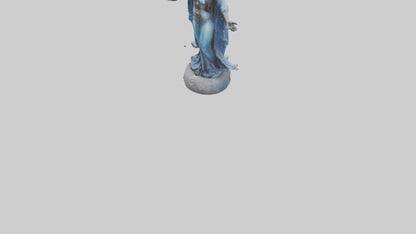 Moon Goddess statue model 3D model