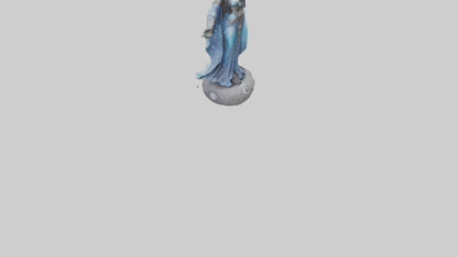 Moon Goddess statue model 3D model
