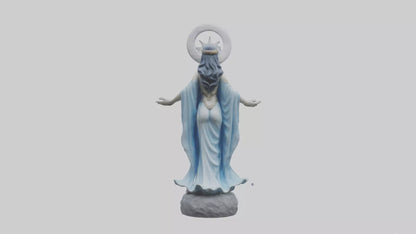Moon Goddess statue model 3D model