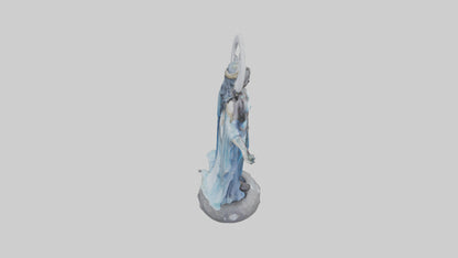 Moon Goddess statue model 3D model