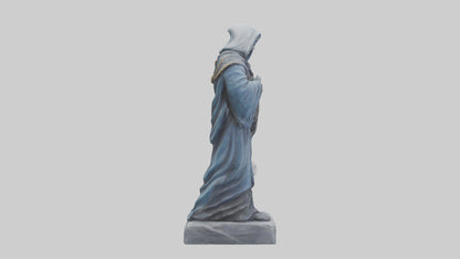 Moon Sorcerer statue model 3D model