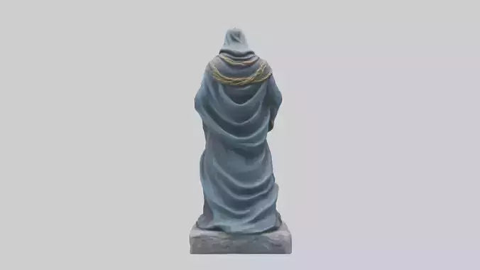Moon Sorcerer statue model 3D model
