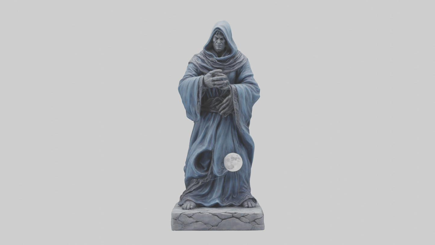 Moon Sorcerer statue model 3D model