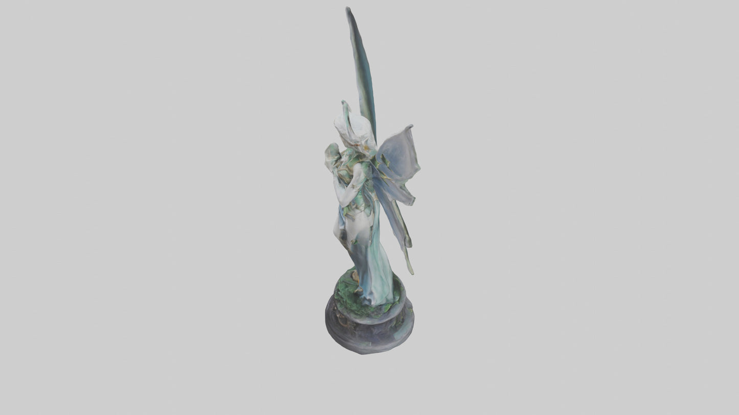 Moonlight Elf statue model 3D model