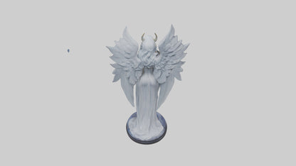 Moonlight Seraph Statue Model 3D model