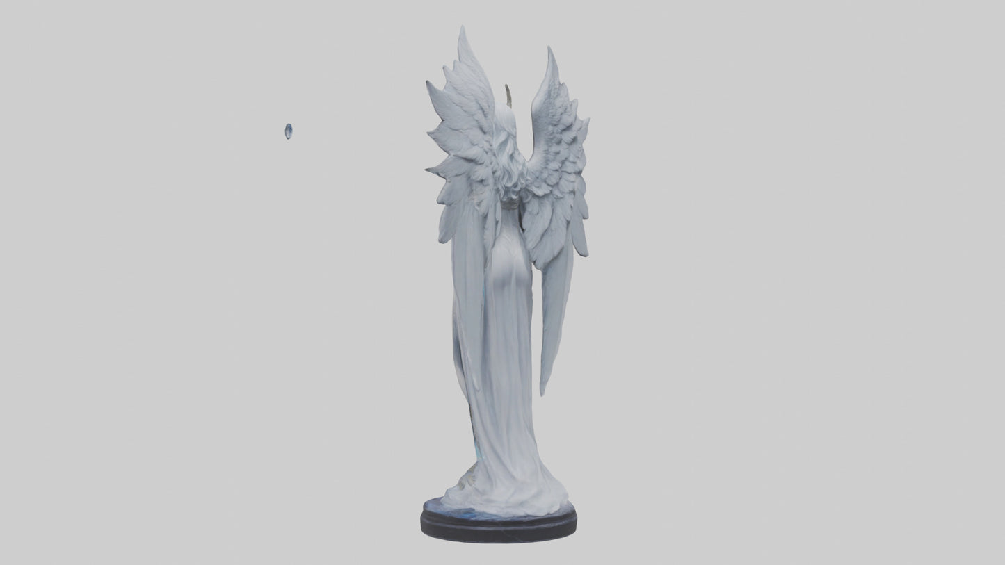 Moonlight Seraph Statue Model 3D model