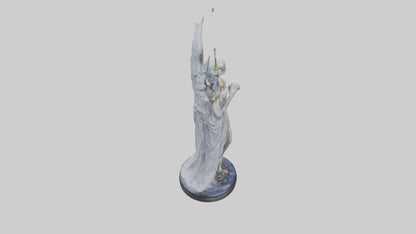 Moonlight Seraph Statue Model 3D model