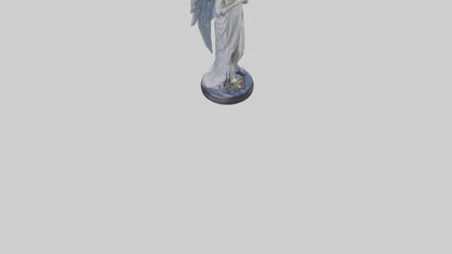 Moonlight Seraph Statue Model 3D model