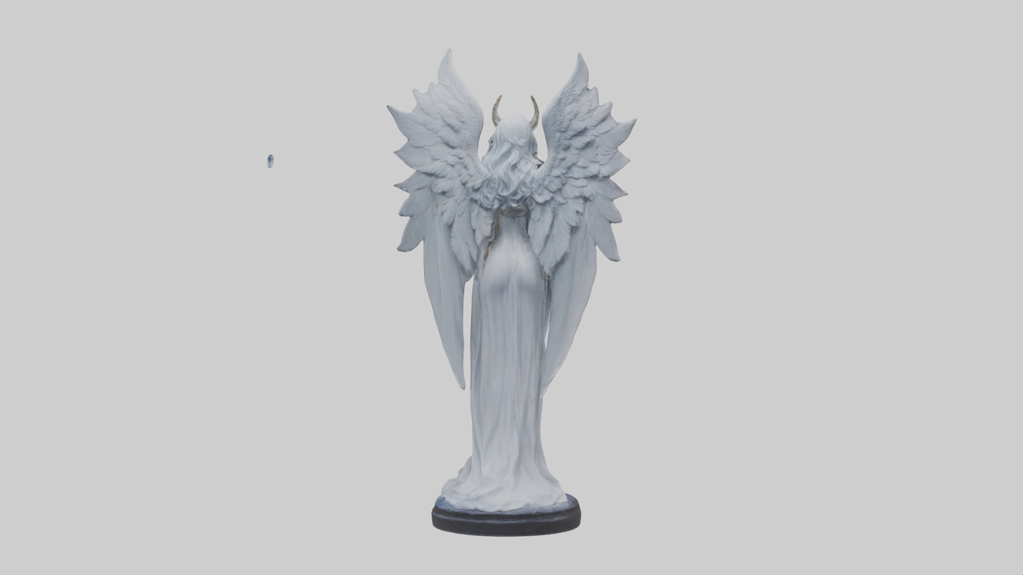 Moonlight Seraph Statue Model 3D model