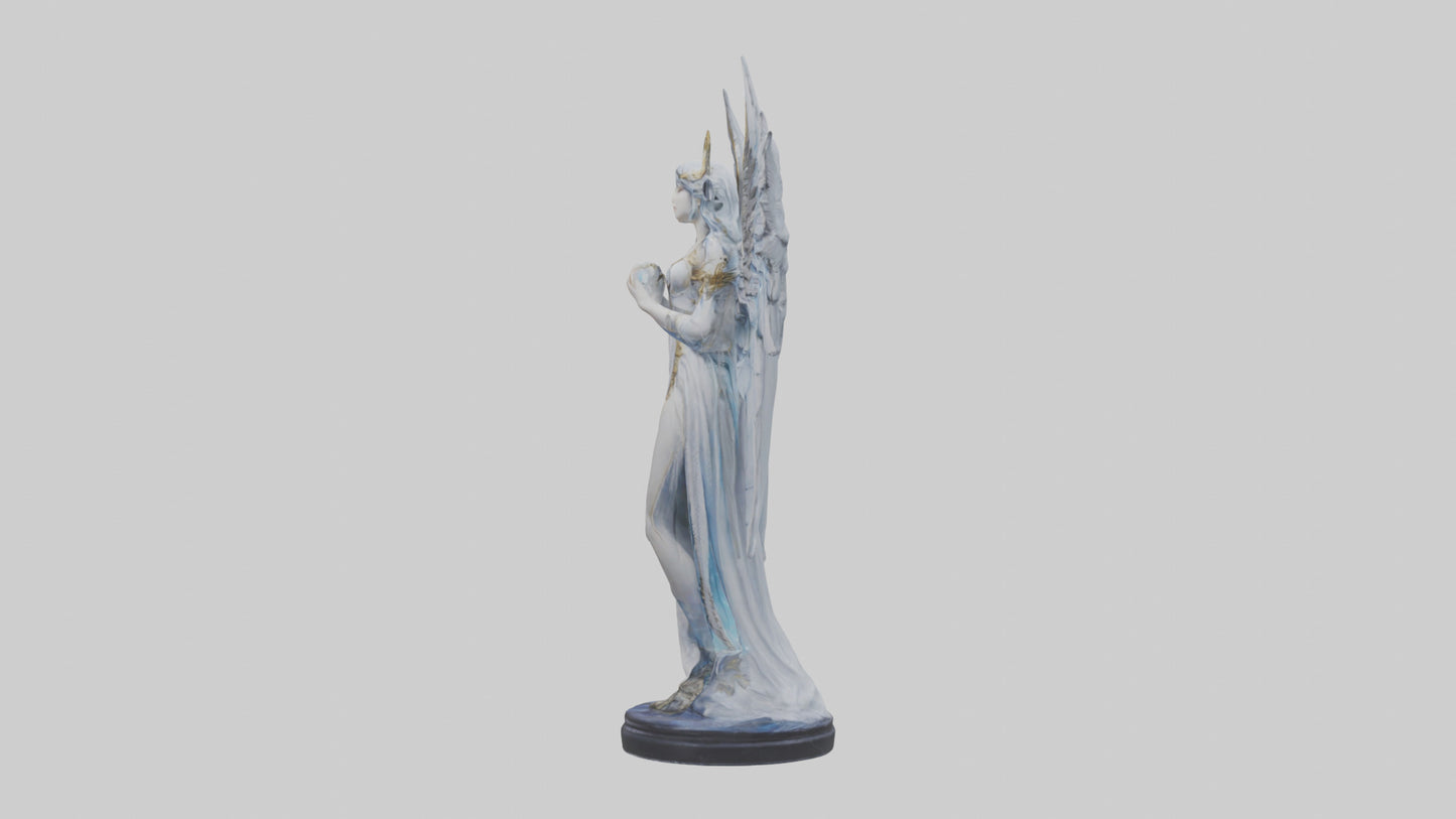 Moonlight Seraph Statue Model 3D model