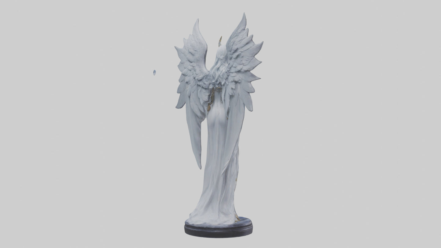Moonlight Seraph Statue Model 3D model