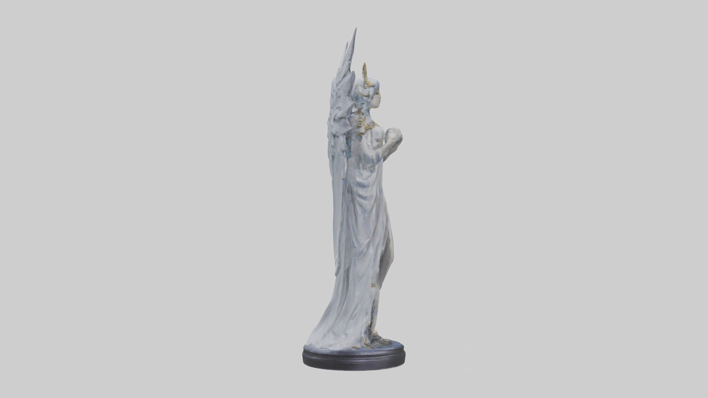 Moonlight Seraph Statue Model 3D model