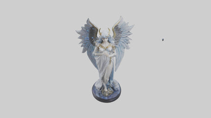 Moonlight Seraph Statue Model 3D model