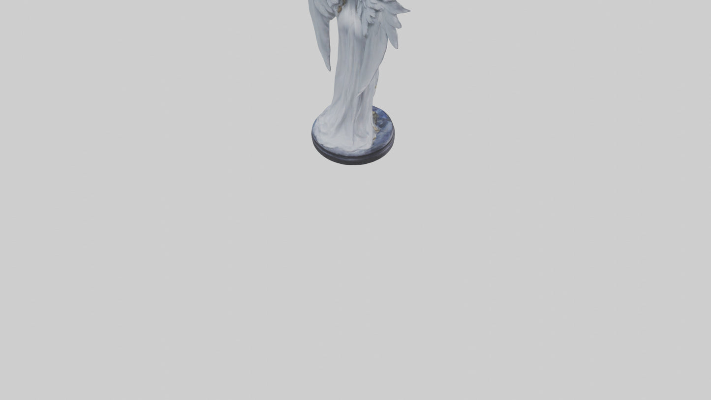 Moonlight Seraph Statue Model 3D model