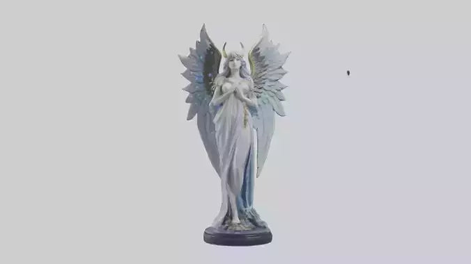Moonlight Seraph Statue Model 3D model