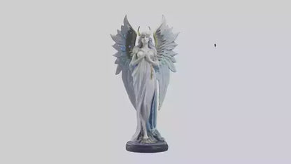 Moonlight Seraph Statue Model 3D model