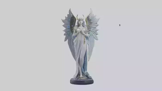 Moonlight Seraph Statue Model 3D model