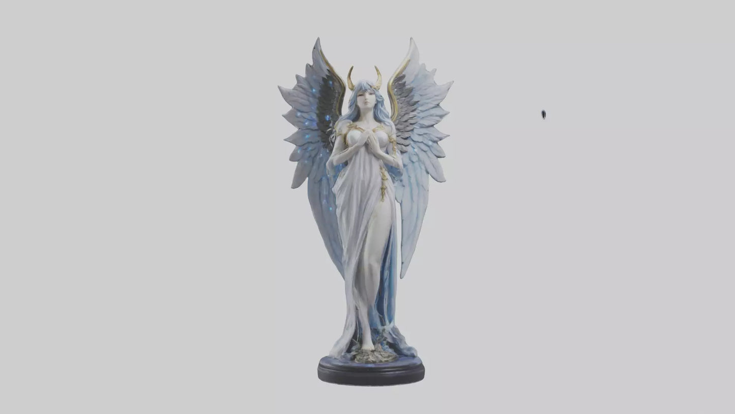 Moonlight Seraph Statue Model 3D model