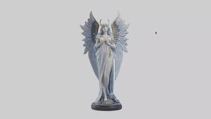 Moonlight Seraph Statue Model 3D model