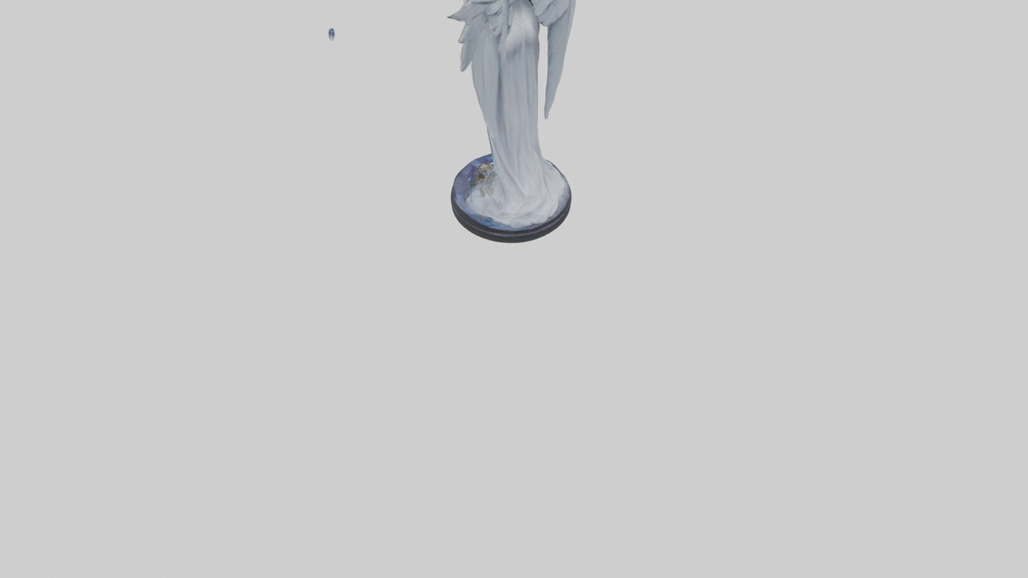 Moonlight Seraph Statue Model 3D model
