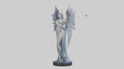 Moonlight Seraph Statue Model 3D model