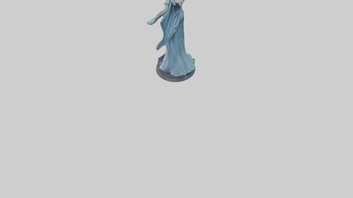 Moonlight Sorceress statue model 3D model