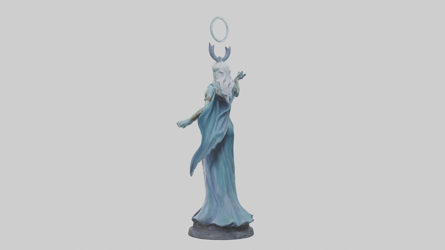 Moonlight Sorceress statue model 3D model