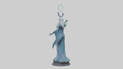 Moonlight Sorceress statue model 3D model