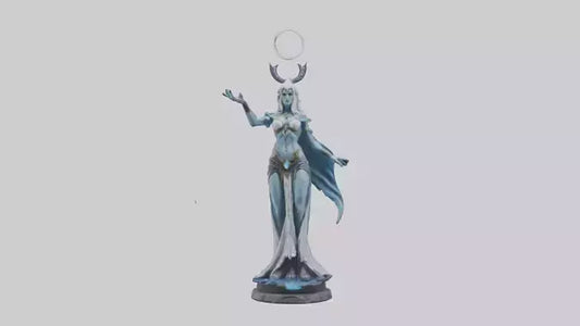 Moonlight Sorceress statue model 3D model