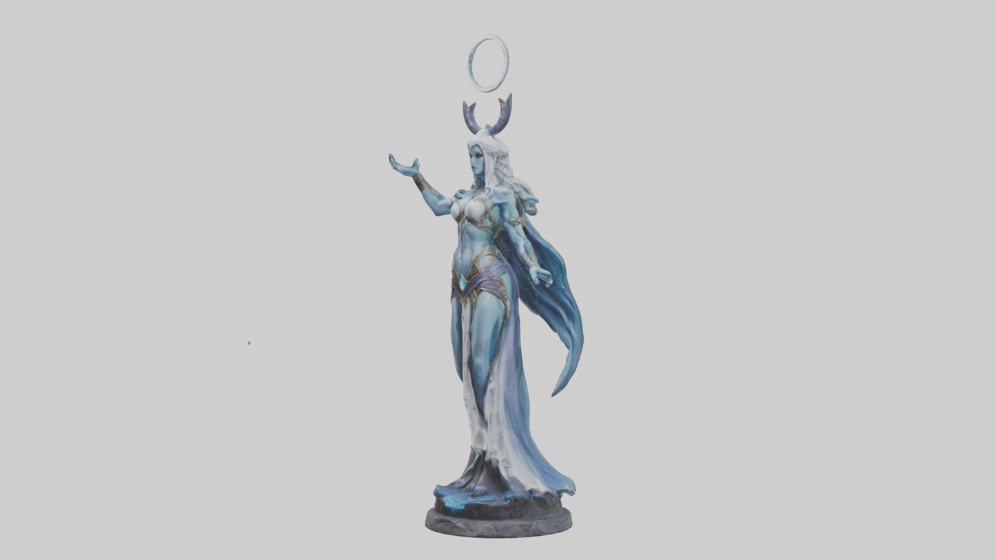 Moonlight Sorceress statue model 3D model