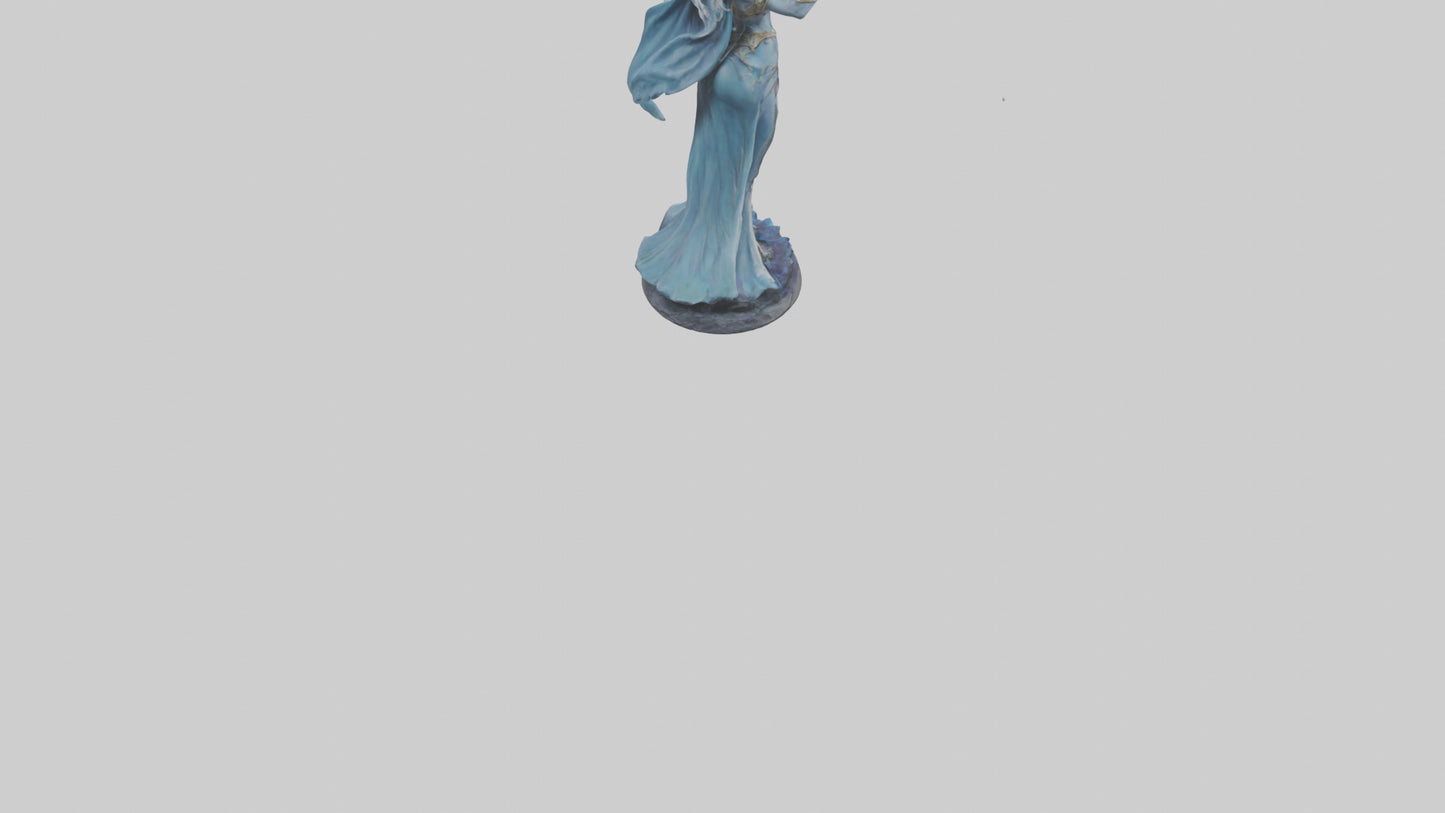 Moonlight Sorceress statue model 3D model