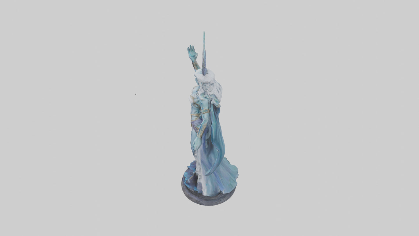 Moonlight Sorceress statue model 3D model