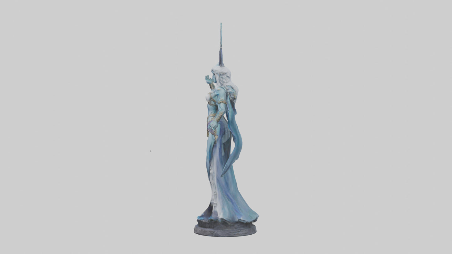 Moonlight Sorceress statue model 3D model