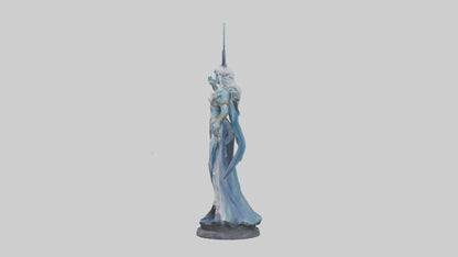 Moonlight Sorceress statue model 3D model
