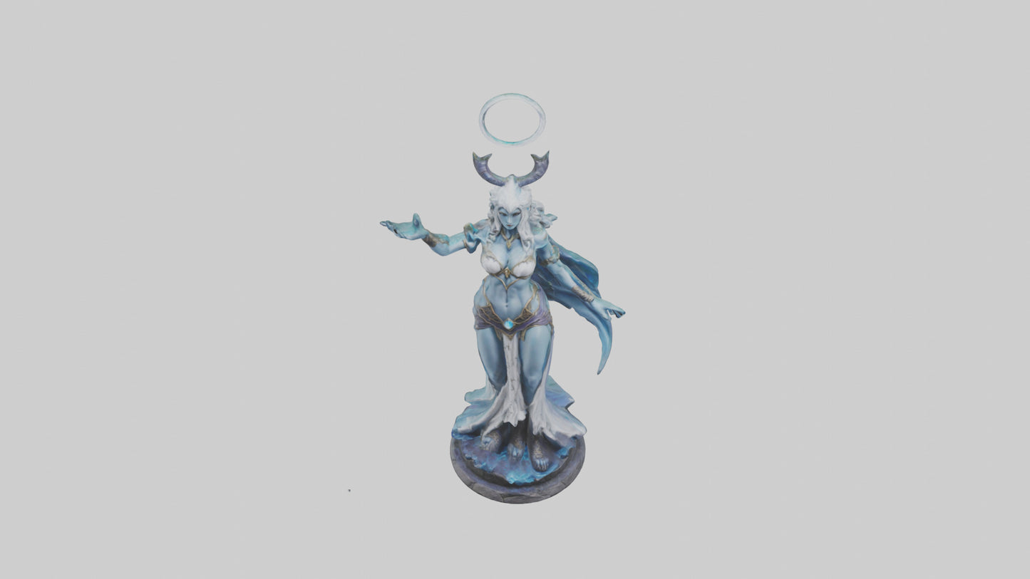 Moonlight Sorceress statue model 3D model