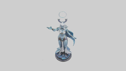 Moonlight Sorceress statue model 3D model