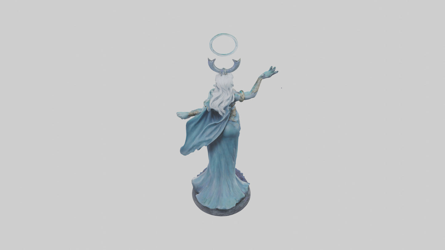 Moonlight Sorceress statue model 3D model