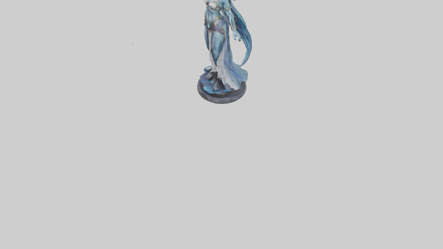Moonlight Sorceress statue model 3D model