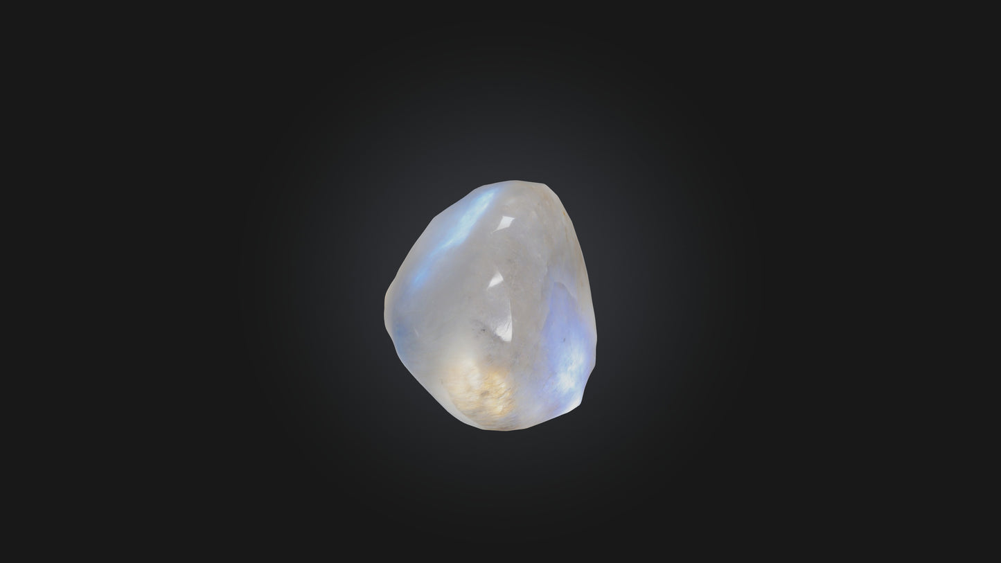 3D model Moonstone VR / AR / low-poly
