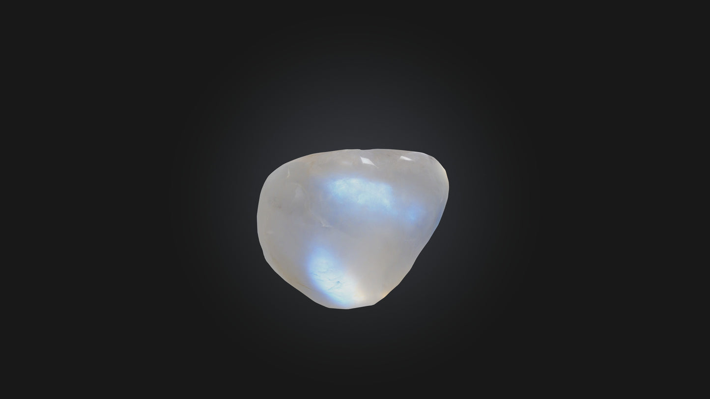 3D model Moonstone VR / AR / low-poly
