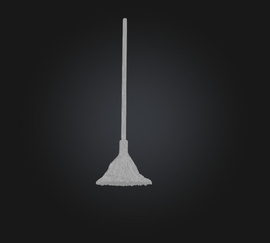 3D model mop model VR / AR / low-poly