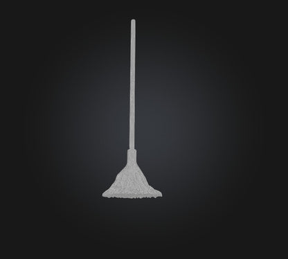 3D model mop model VR / AR / low-poly