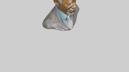 Morgan Freeman Statue Model 3D model
