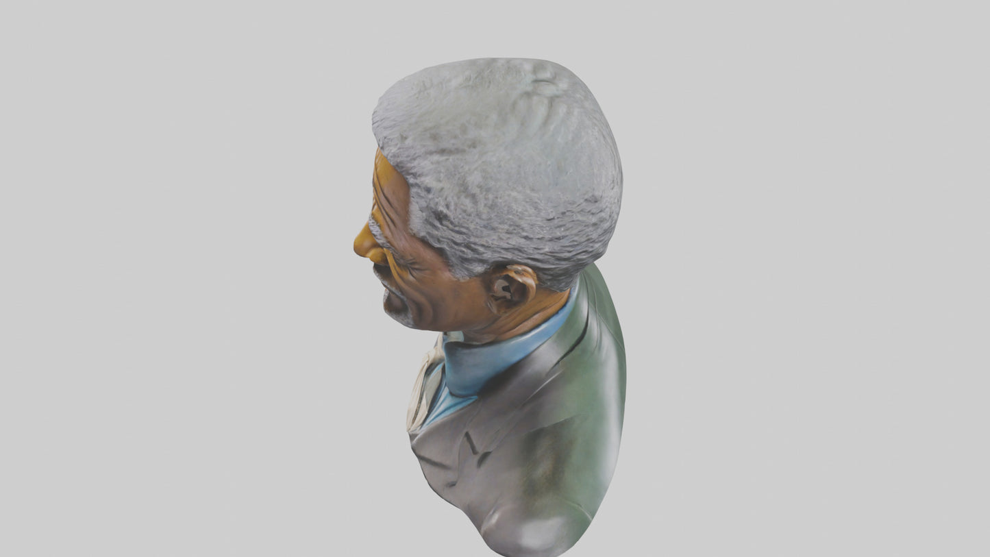 Morgan Freeman Statue Model 3D model